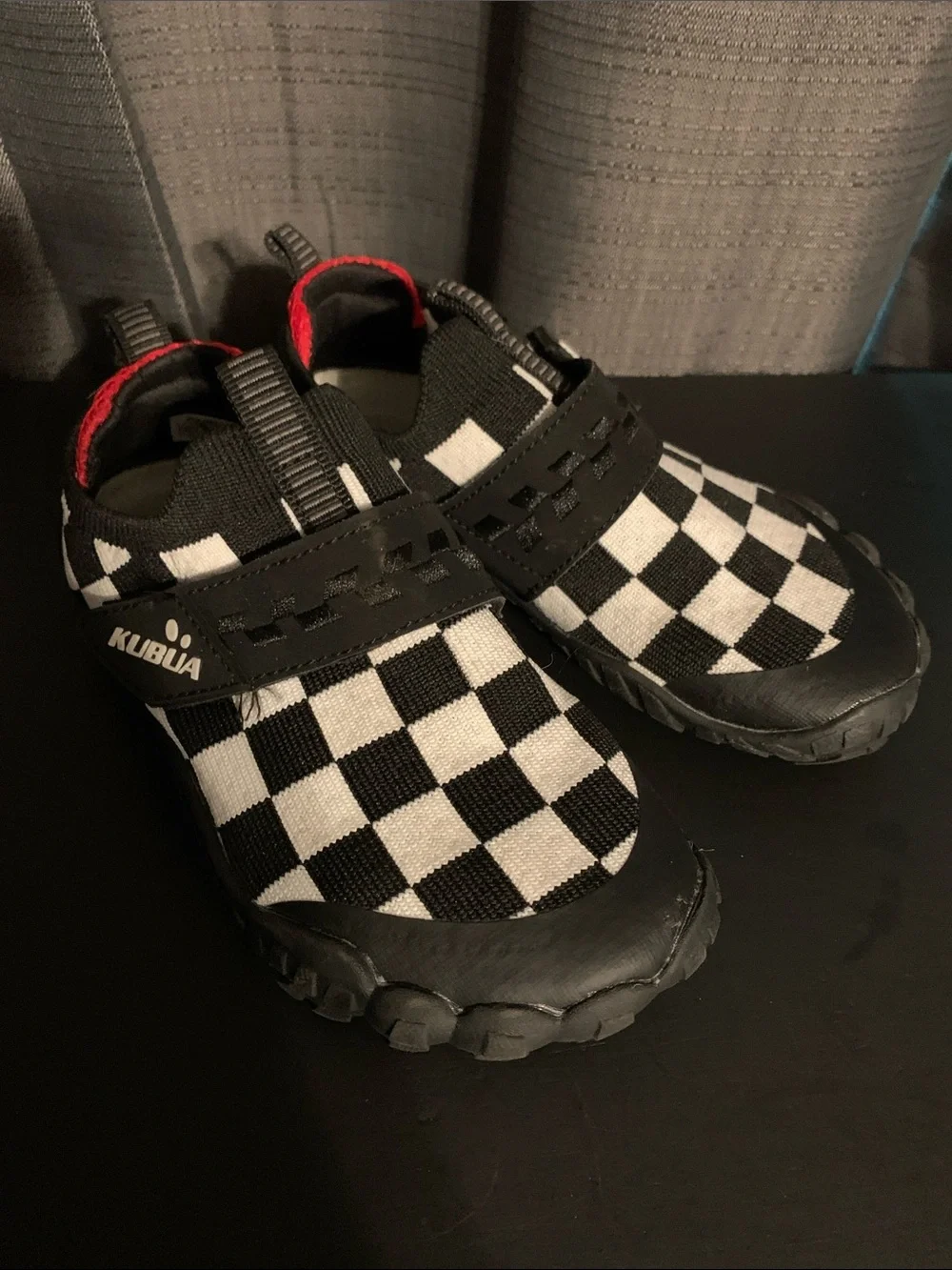 Kids' Black & White Check Water Shoes